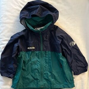Columbia Kids' Jacket in Black and Teal